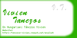 vivien tanczos business card