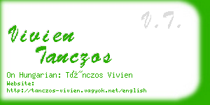 vivien tanczos business card